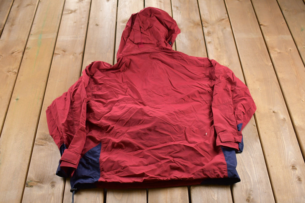 Vintage 1990s Columbia Sportswear Half Zip Pullover Windbreaker Jacket