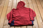 Vintage 1990s Columbia Sportswear Half Zip Pullover Windbreaker Jacket /