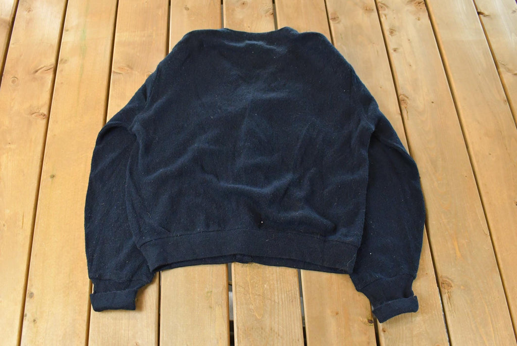 Vintage 1980s Izod Lacoste Knit Cardigan Sweater Men's Medium