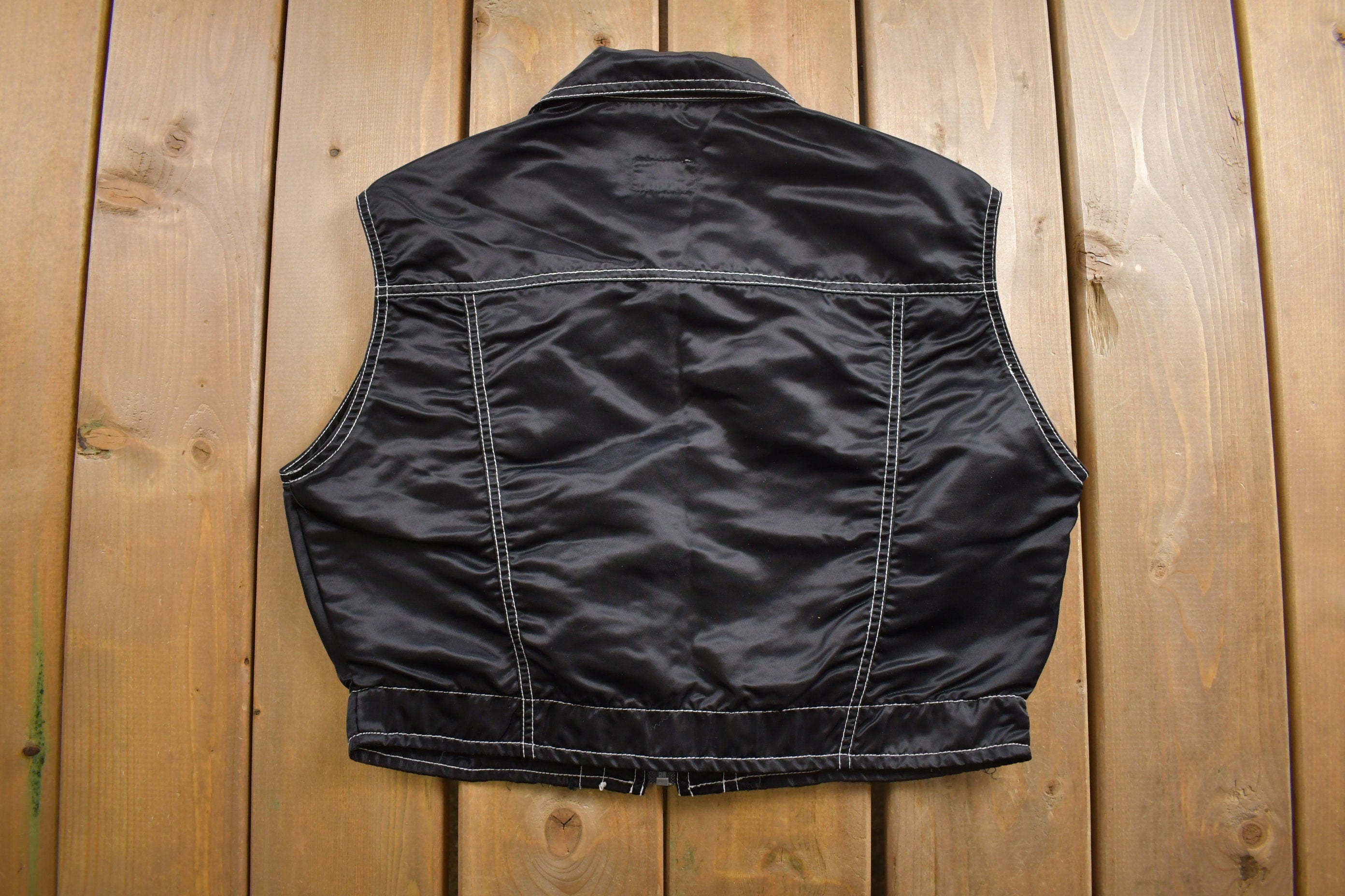 Vintage 1990s Levis Silver Tab Full Zip Sweater Vest