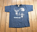 Vintage 1998 Cabelas Dundee Michigan Single Stitch Graphic T Shirt Made In USA