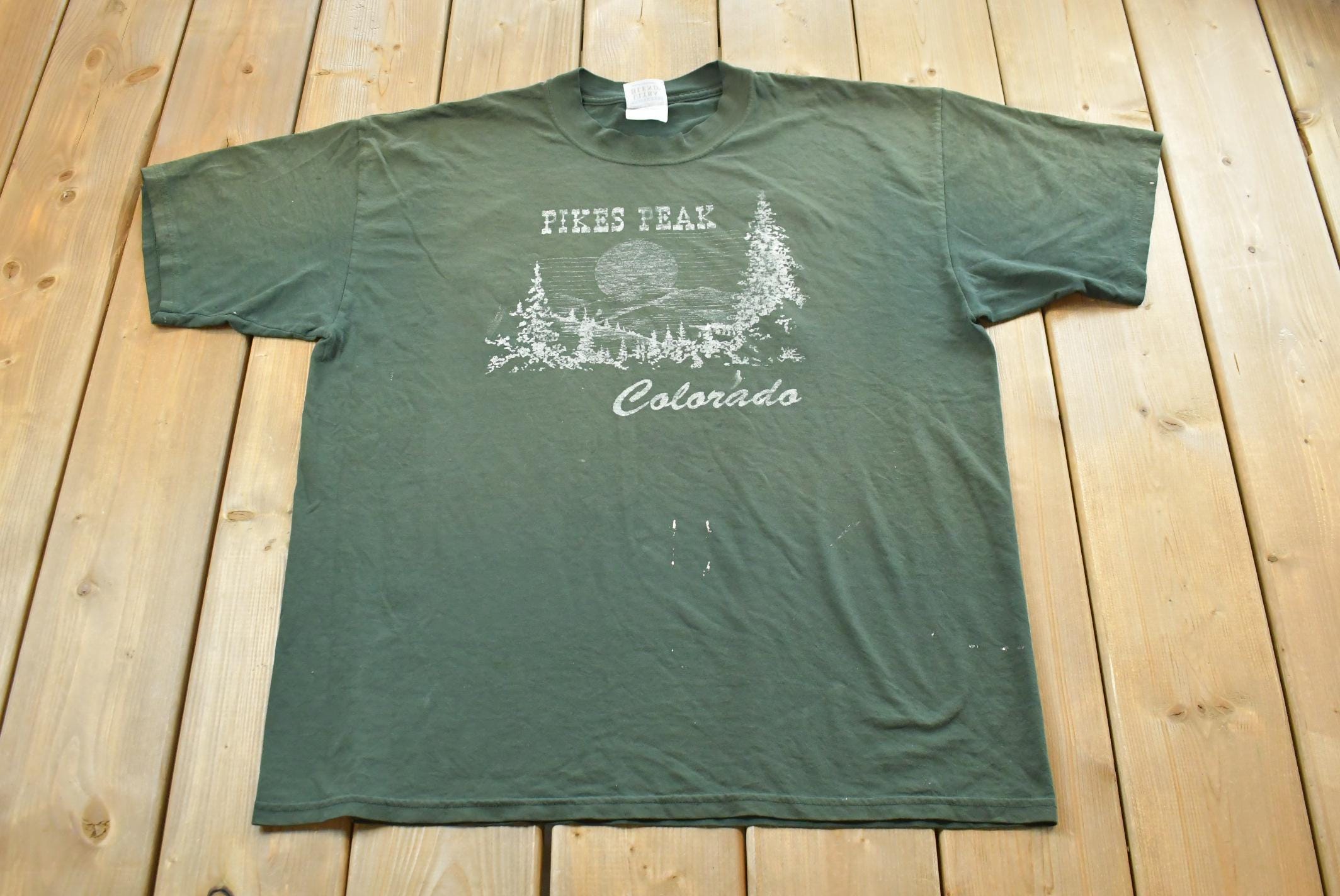 Vintage 1990s Colorado's Pikes Peak T-Shirt Mens XL