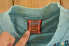 Vintage 1990s Dagoli Native American Art Graphic Crewneck Sweatshirt Men's M /