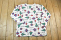 Vintage 1990s AOP Cute Christmas Crewneck Sweater