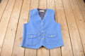 Vintage 1970s Levi's Panatela Denim Button Up Vest Made in USA Size S