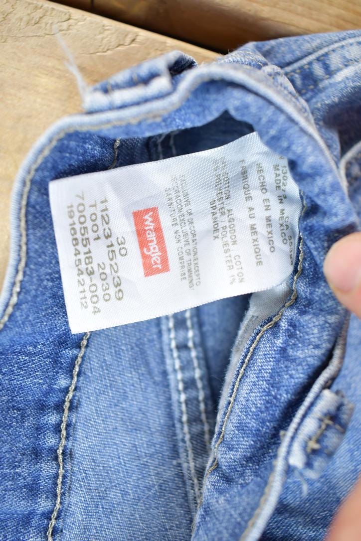 Vintage 1990s Wrangler Denim Carpenter Jean Shorts Size 30 x 9