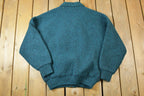 Vintage 1990s Knit Varsity Jacket Made In USA