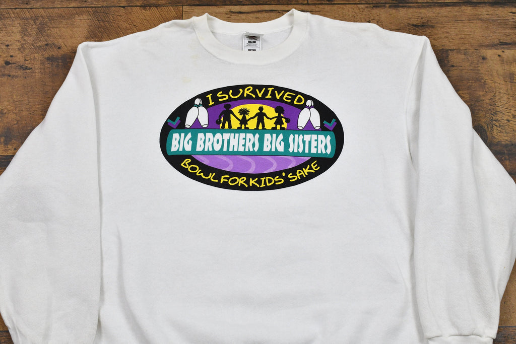 Vintage 1990s I Survived Bowl For Kids' Sake Sweatshirt Crewneck