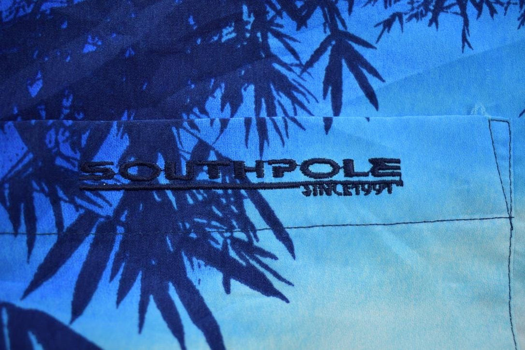 Vintage 1990s SouthPole Beach Souvenir Button Up Shirt