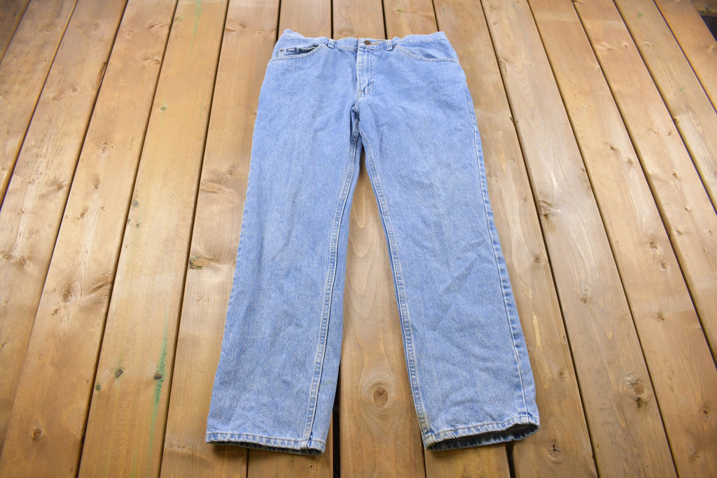 Vintage 1980's Lee Blue Straight Leg Jeans 32 x 29