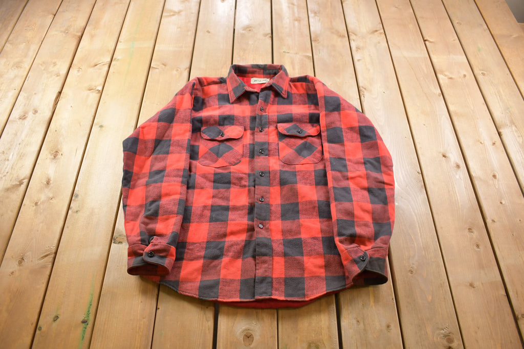 Vintage 1990s American Eagle Plaid Insulated Outdoors Jacket
