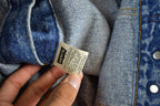 Vintage 1980s Levis Denim Trucker Jean Jacket Men's Medium