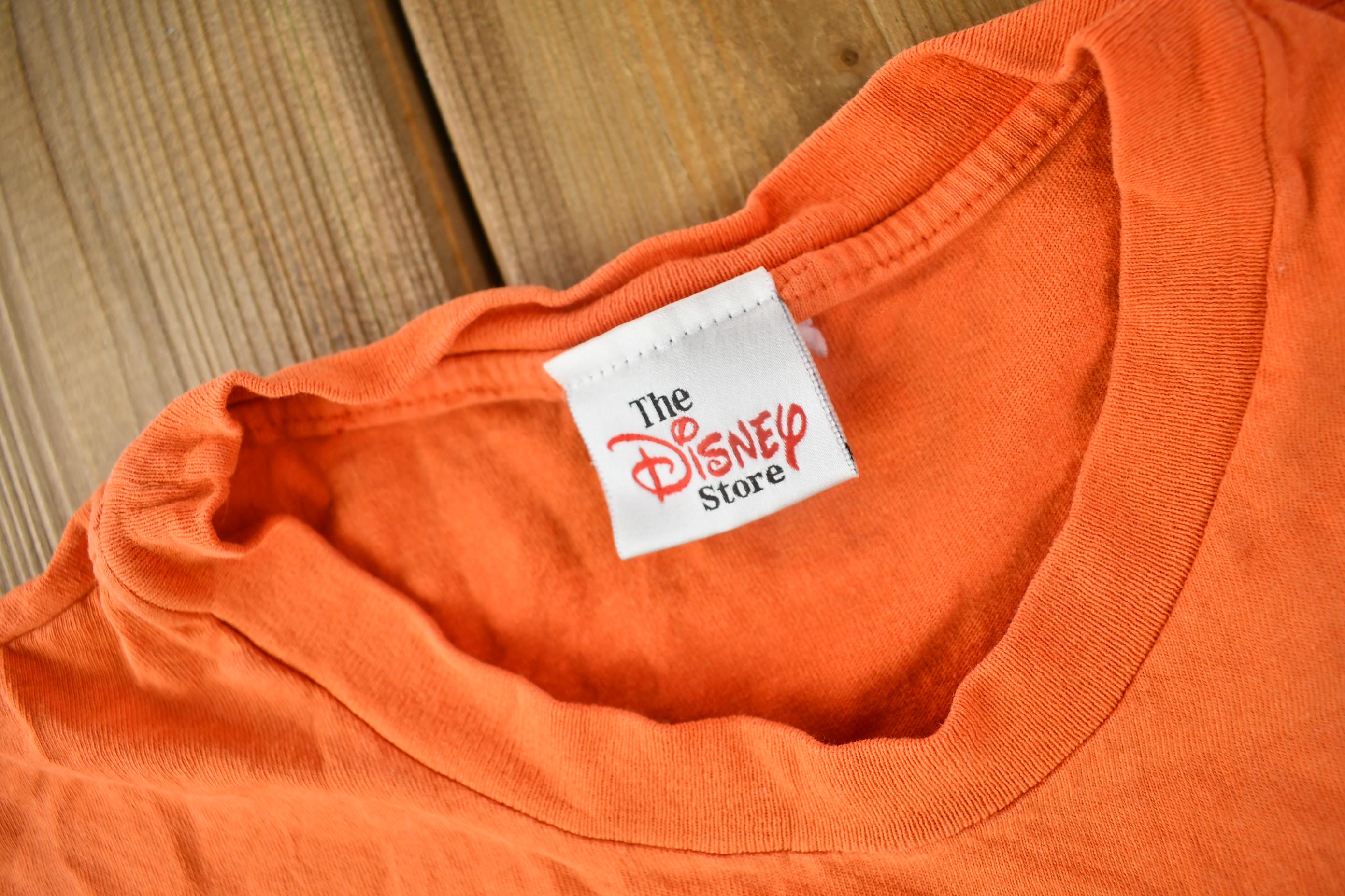 Vintage 1990s The Disney Store Tigger Appliqué Cartoon T-Shirt