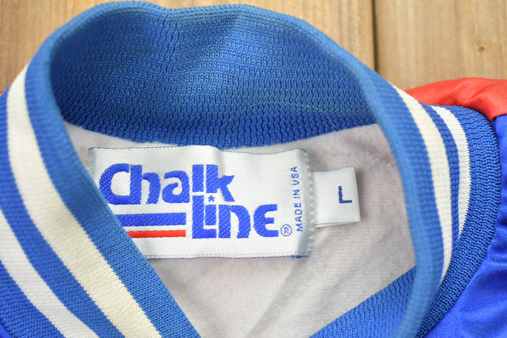 Vintage 1990s Chalk Line Los Angeles Dodgers MLB Satin Bomber