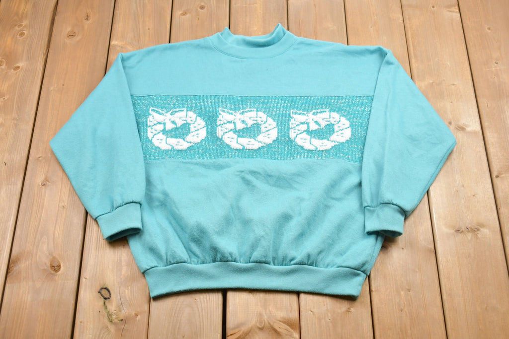 Vintage 1990s Pebble Court Christmas Reeth Crewneck Sweatshirt