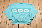 Vintage 1990s Pebble Court Christmas Reeth Crewneck Sweatshirt