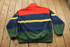 Vintage 1990s Whirlwind Vintage Gear Quarter Zip Fleece Sweater