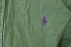 Vintage 90s Ralph Lauren Olive Button Up Shirt
