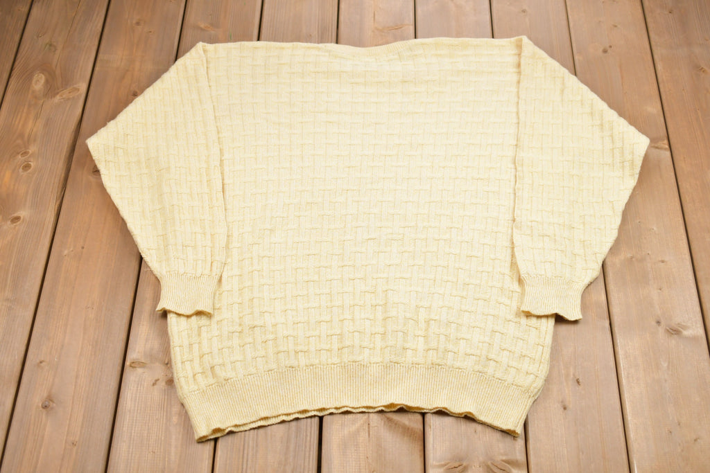 Vintage 1980s Bullock & Jones Knitted Sweater