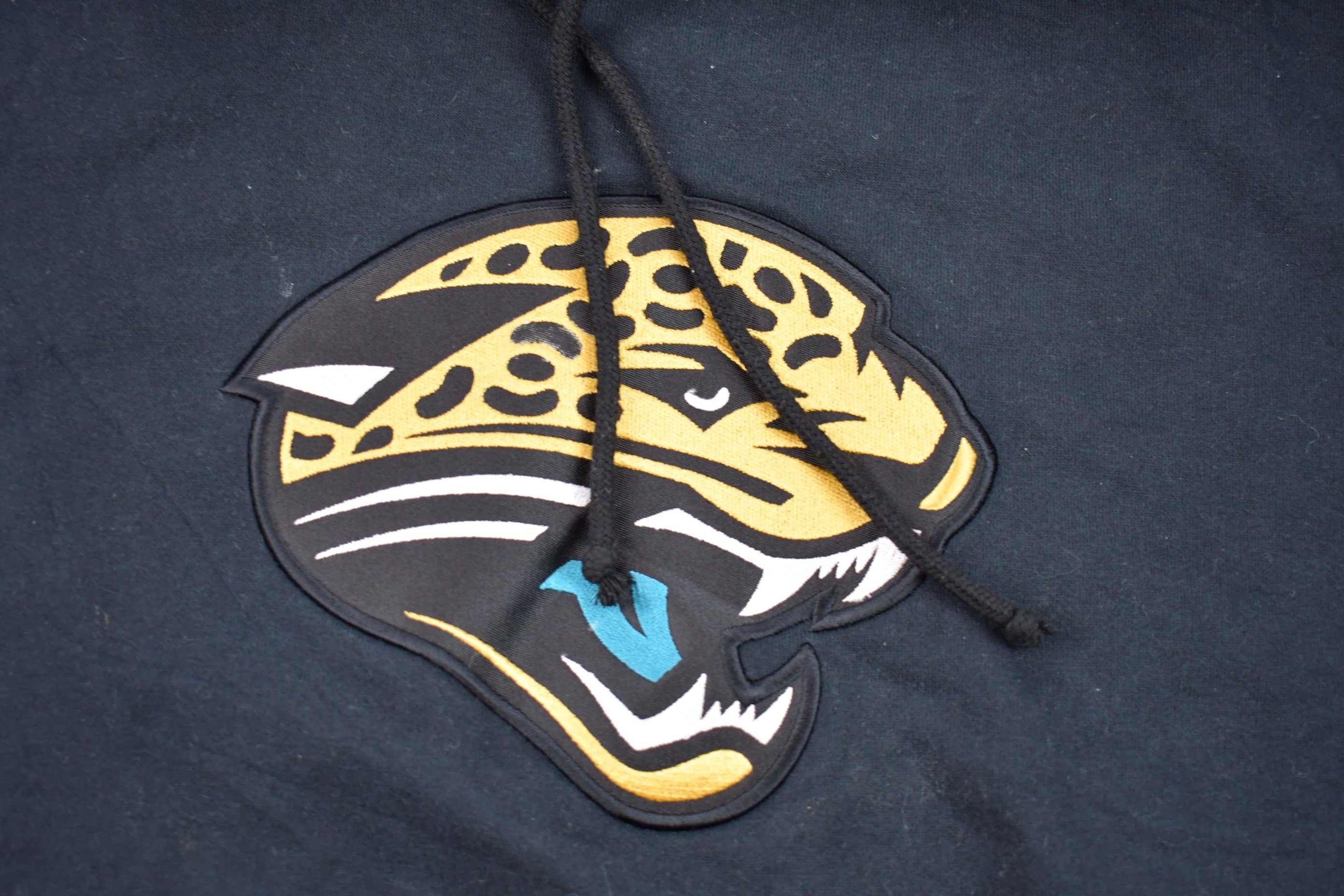 Vintage 1990s Jacksonville Jaguars NFL Football Embroidered Graphic Hoodie