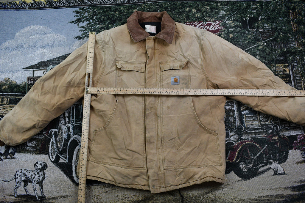 Vintage 1990s Carhartt Distressed Chore Coat