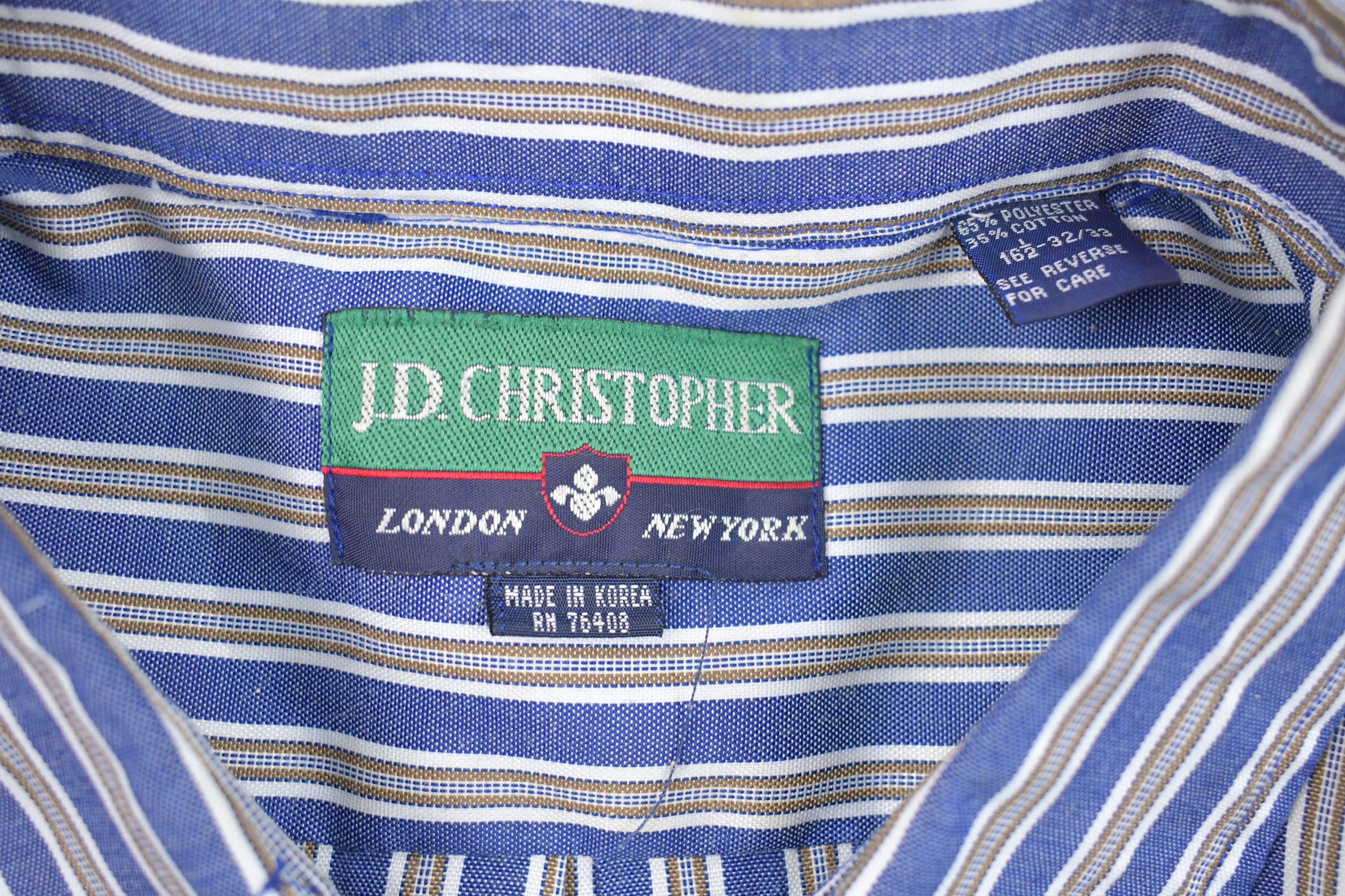 Vintage 1990s J.D Cristopher Button Up Dress Shirt