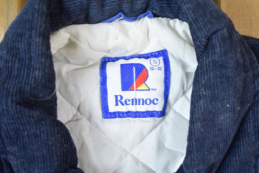 Vintage 1990s Rennoc University Collegiate Button Up Corduroy Jacket