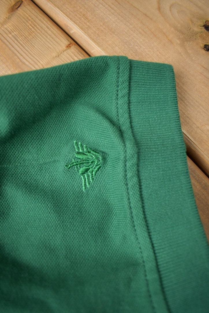Vintage 1990s Dockers Green Polo Button Up Shirt  Plain Shirt  Casual Shirt  Formal Shirt
