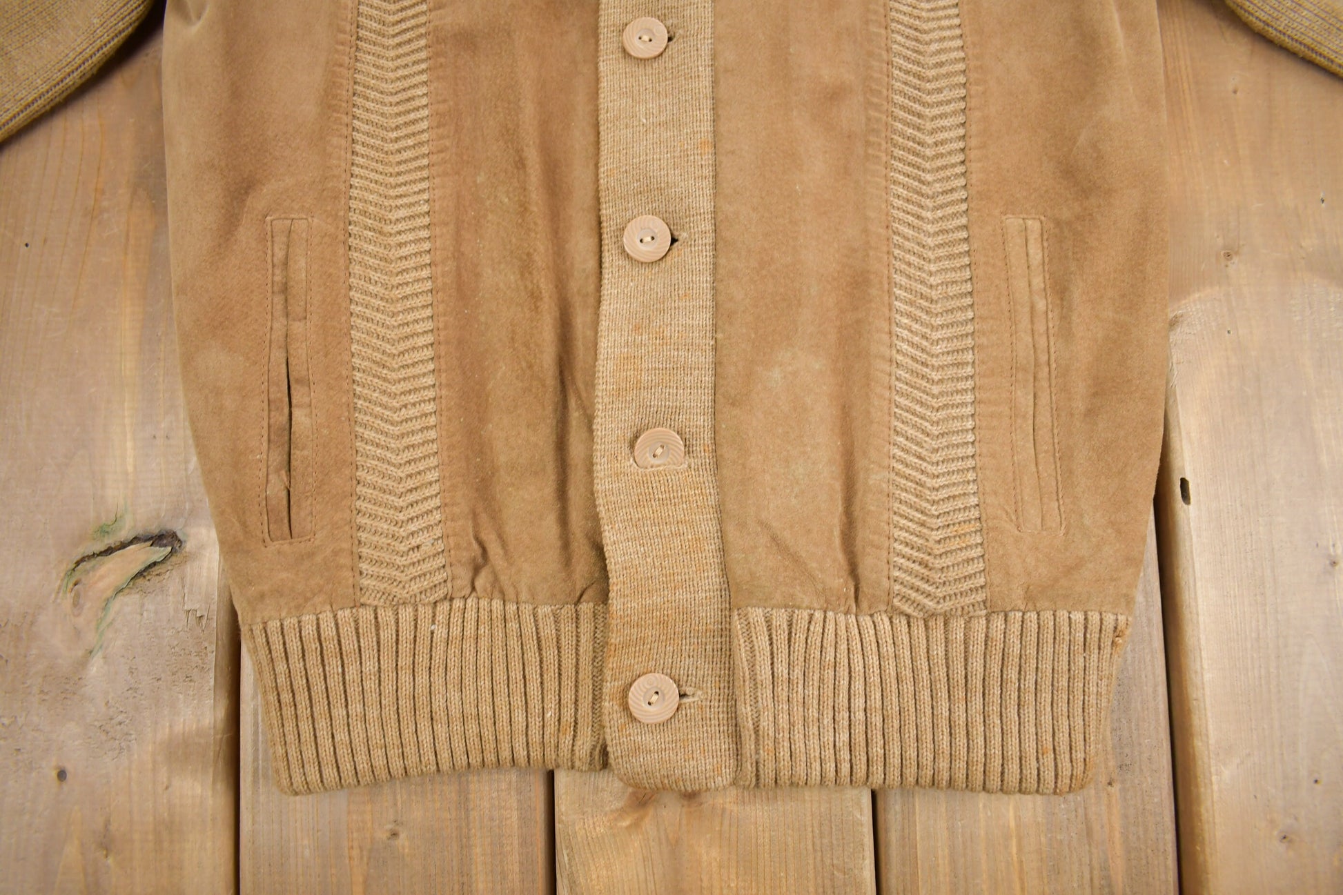 Vintage 1970s Sears The Men's Store Knit Jacket