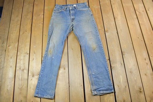Vintage 1990s Levi Strauss Red Tab 505 Denim Jeans Size 34 x 34 / Made in USA / American Vintage / Workwear / Streetwear / Vintage Pants