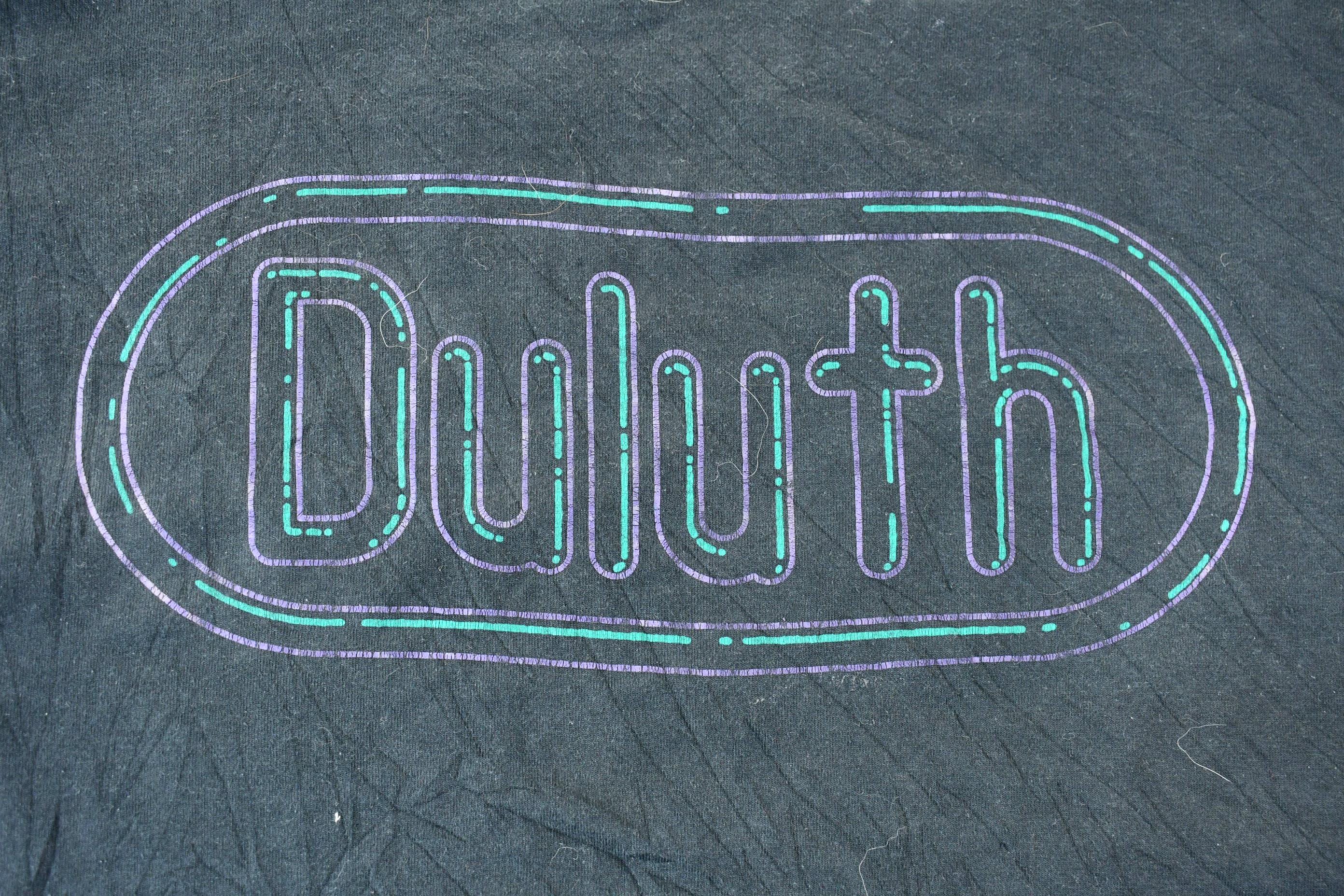 Vintage Early 1990s Duluth Minnesota Souvenir Single-Stitch Graphic Travel T-Shirt