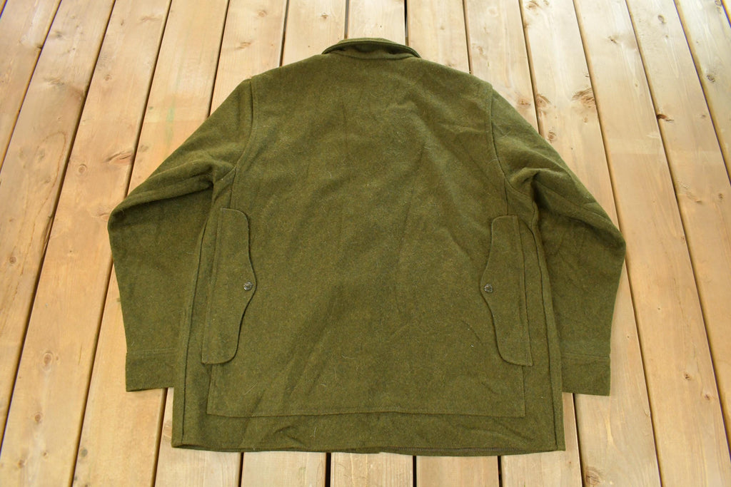Vintage 1980s Filson Mackinaw Wool Cruiser Wool Jacket Men's Large