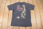 Vintage 1990s Led Zeppelin Zoso Graphic Artimonde Band Tee Made in USA Size M