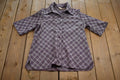 Vintage 1970s Lori-Lynn Patterned Butterly Collared Made In USA Button Up Shirt
