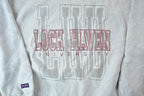 Vintage 1990s Lock Haven University Reverse Grain Jansport Collegiate Crewneck / Embroidered / NCAA Sweatshirt / Sportswear / Americana
