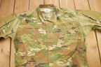 Vintage Military Camouflaged Button Up Shirt