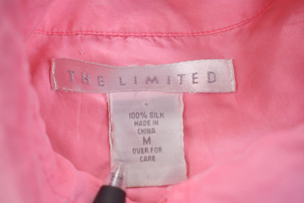 Vintage Y2k 100% Silk Short Sleeve Button Up Shirt