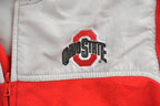 Vintage 1990s Ohio State University Buckeyes Collegiate Zip Up Nike Fleece Sweater / Embroidered / NCAA Sweatshirt / Sportswear / Americana