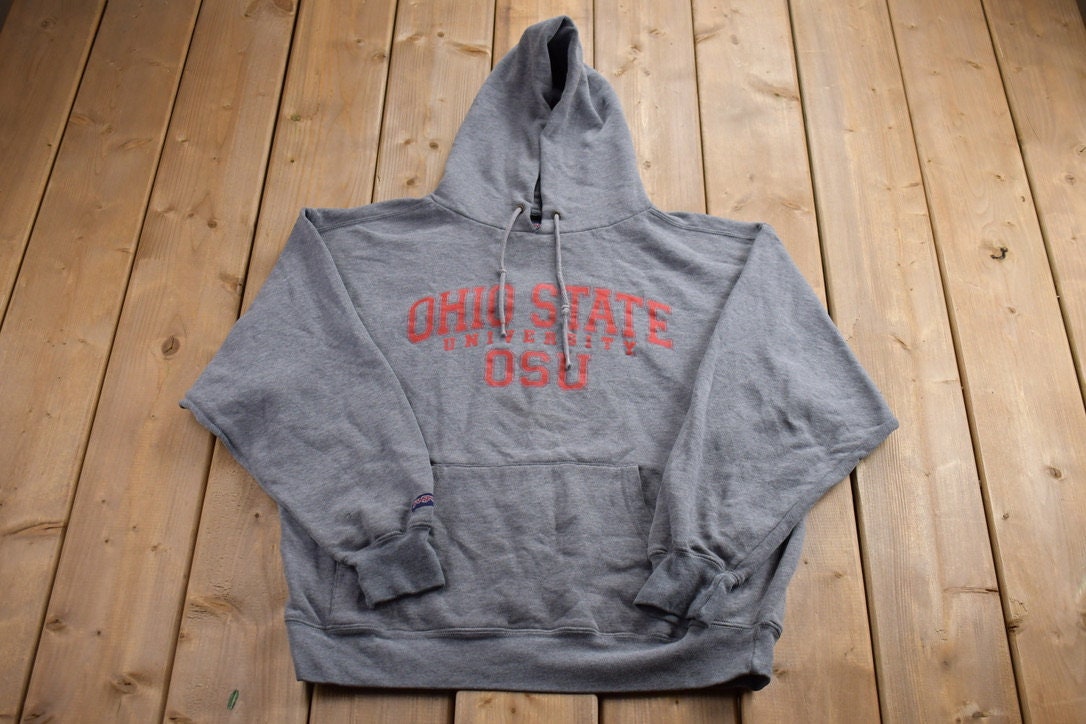 Vintage 1990s Ohio State University Collegiate Crewneck / Embroidered / NCAA Sweatshirt / Sportswear / Americana