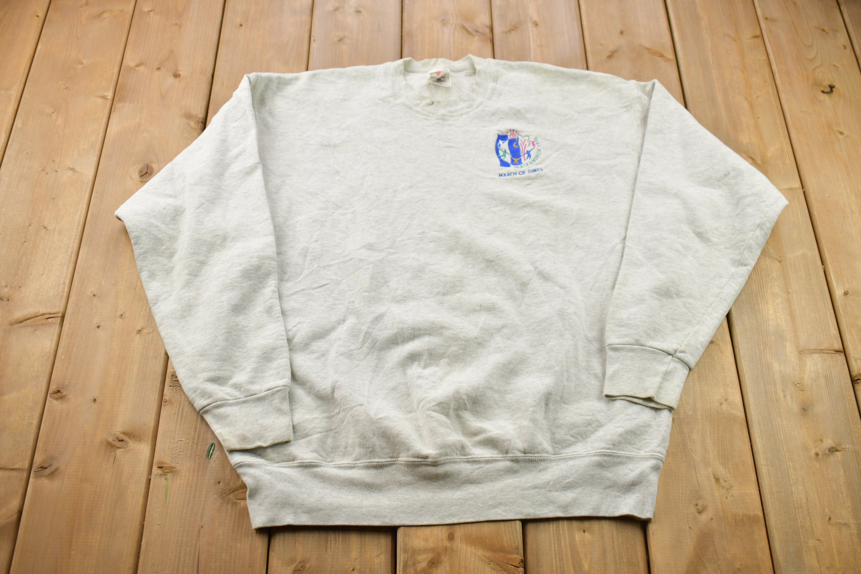Vintage 1990s March Of Dimes Crewneck Sweatshirt
