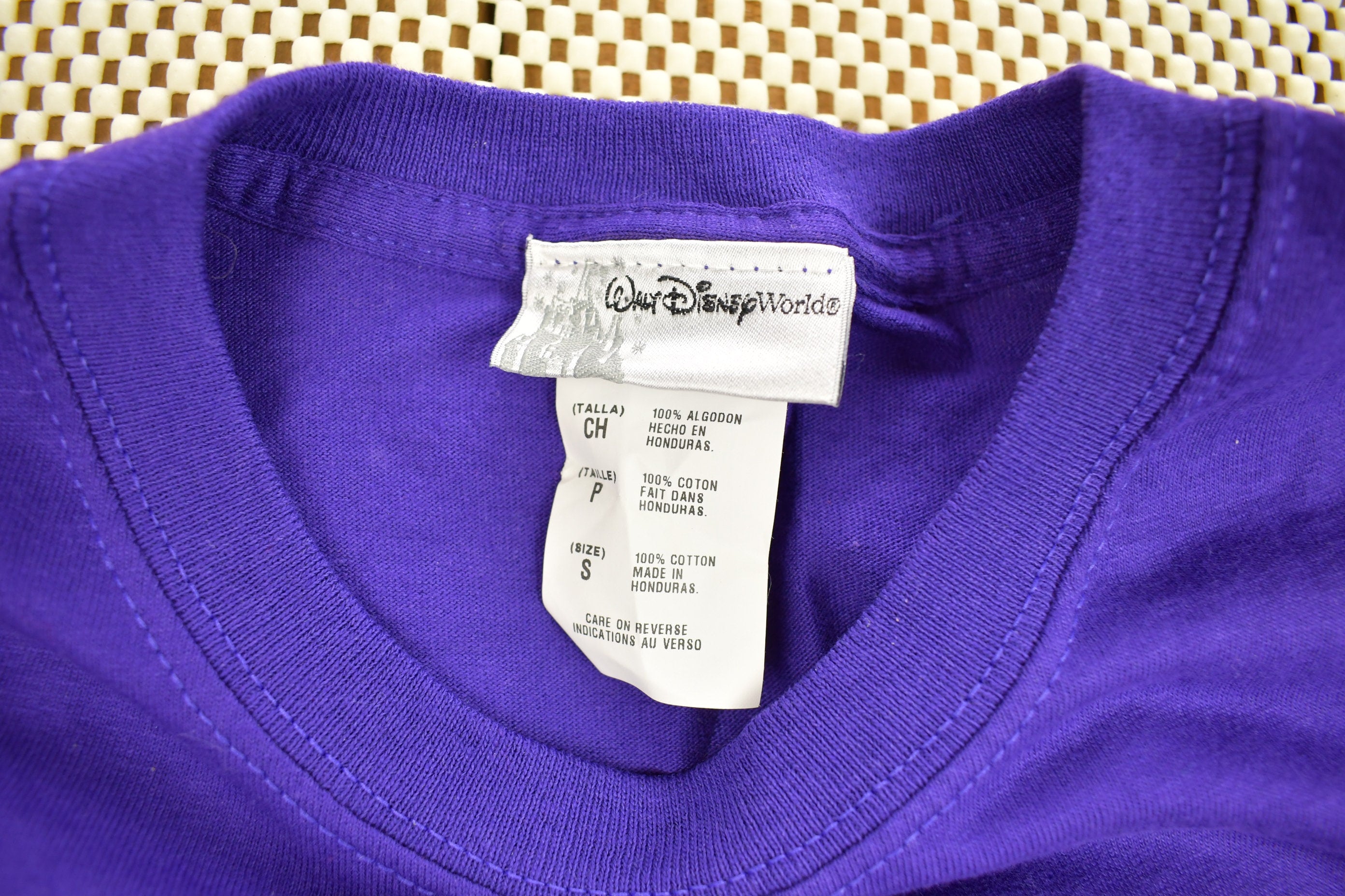 Vintage 1990s Walt Disney World Magic Kingdom Cartoon Promo T-Shirt