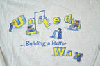Vintage 1996 United Way Souvenir Single Stitch Graphic Print T-Shirt Made In USA