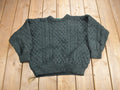 Vintage 1990s Country Club 3D Cable Knit Crewneck Sweater