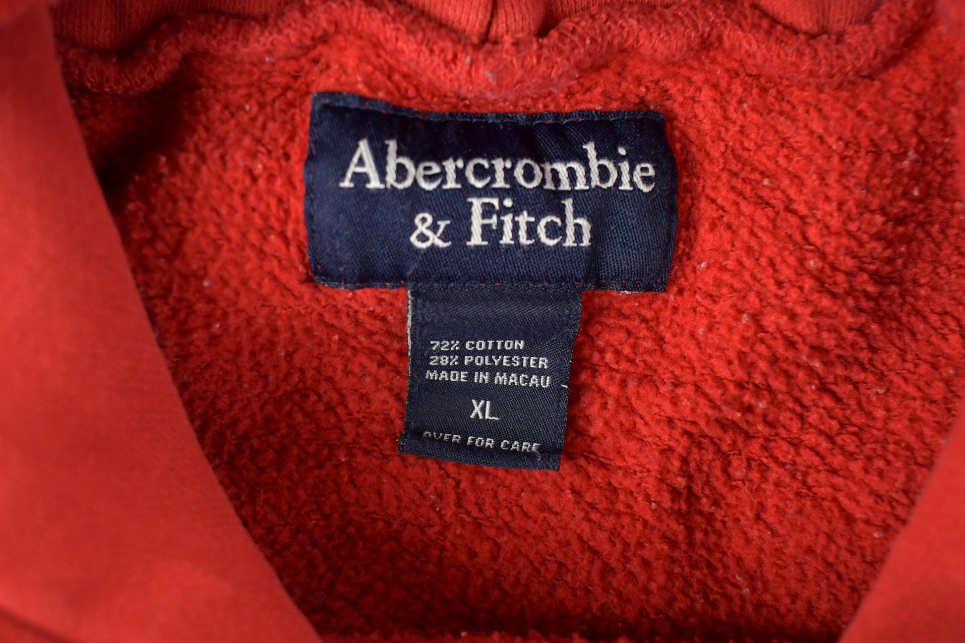 Vintage 1990s Abercrombie Basketball 10 Distressed Graphic Hoodie