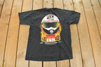 Vintage 1990s NHRA John Force Racing Graphic T-Shirt Men's Medium