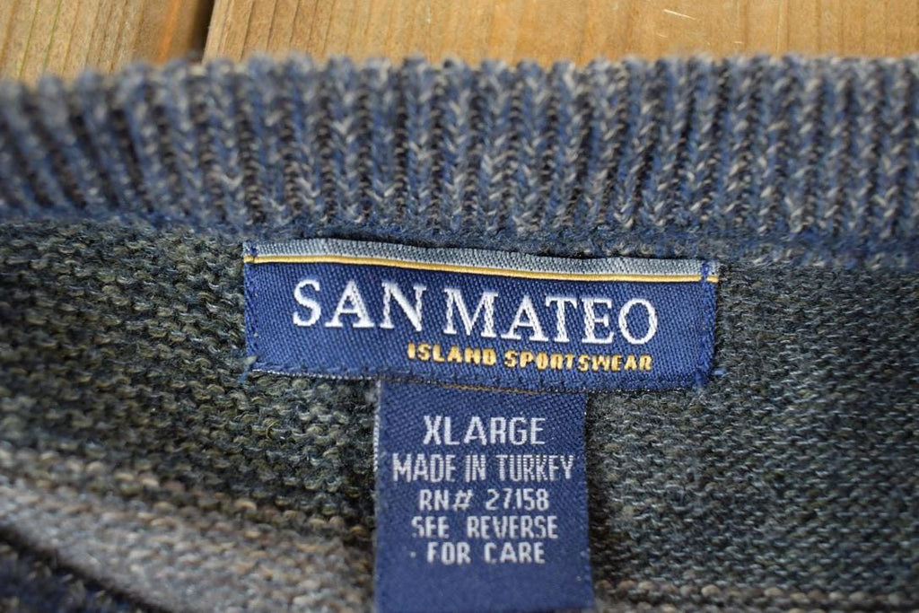 Vintage 1990s San Mateo Knit Crewneck Sweater