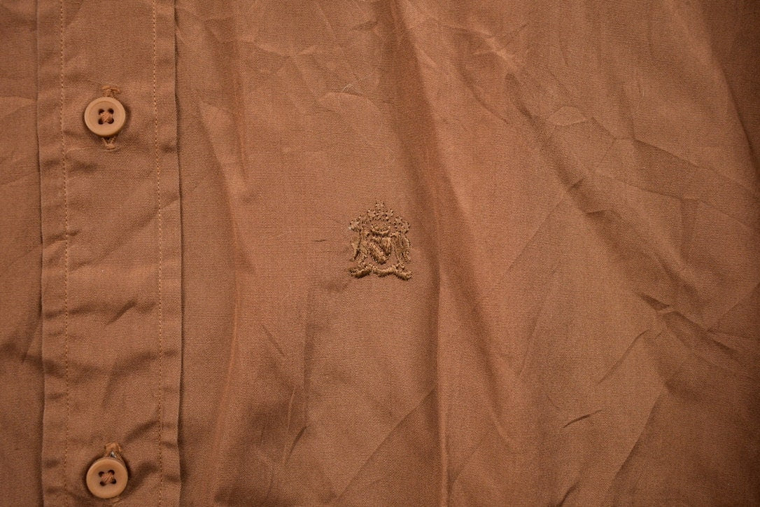 Vintage 1980s Solid Button Up Shirt