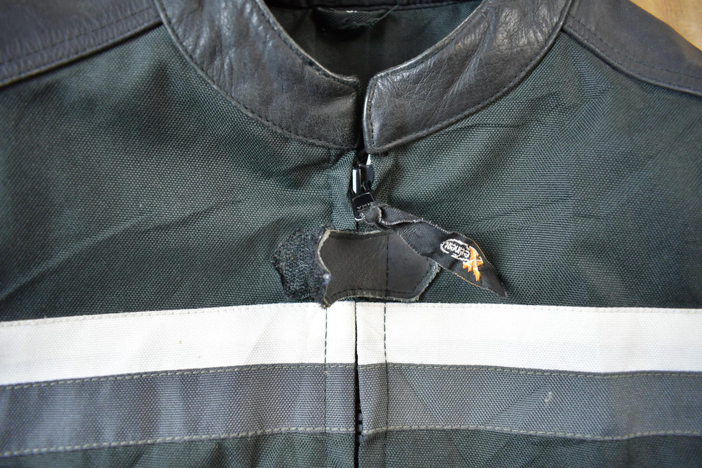 Vintage Y2k X-Element Motorcycle Zip Up Sports Jacket / Removable Layers/ Padded /