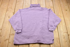 Vintage 1990s Blank Purple Turtleneck Sweatshirt
