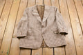Vintage 1990s Hounds Tooth Wool Blazer
